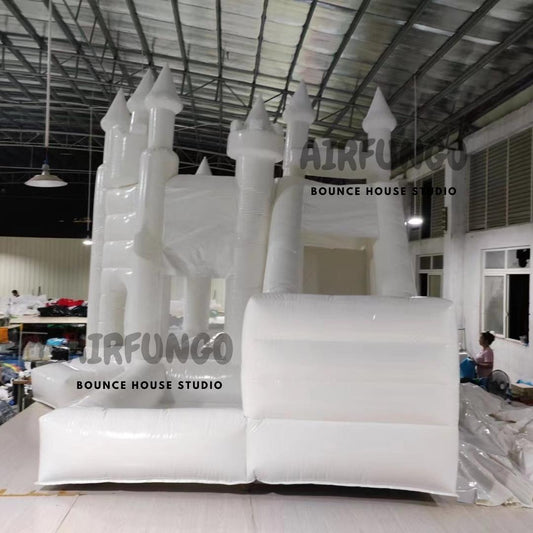 White Castle Bounce House Combo Inflatable Jumping House For Sale