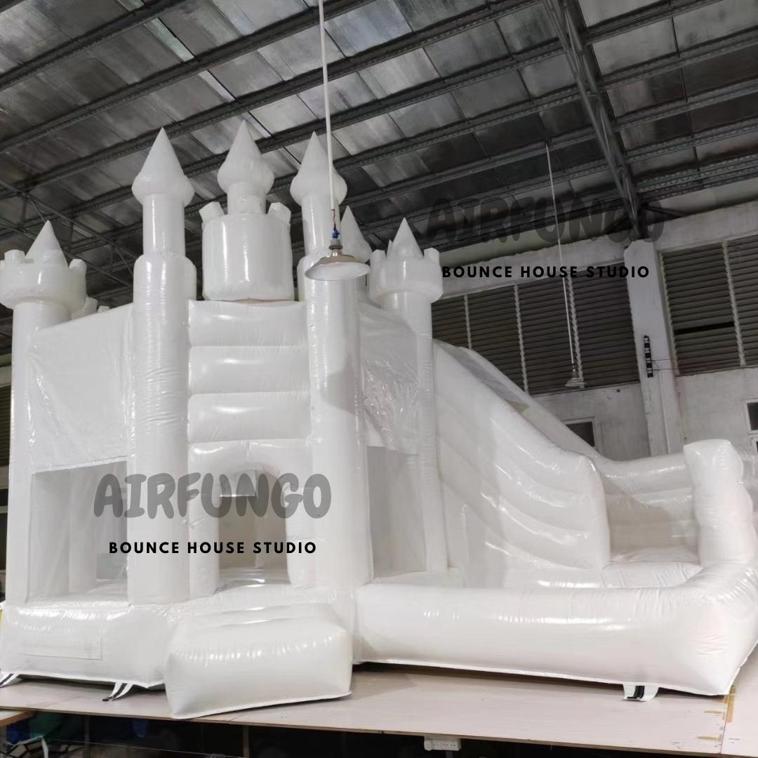 White Castle Bounce House Combo Inflatable Jumping House For Sale