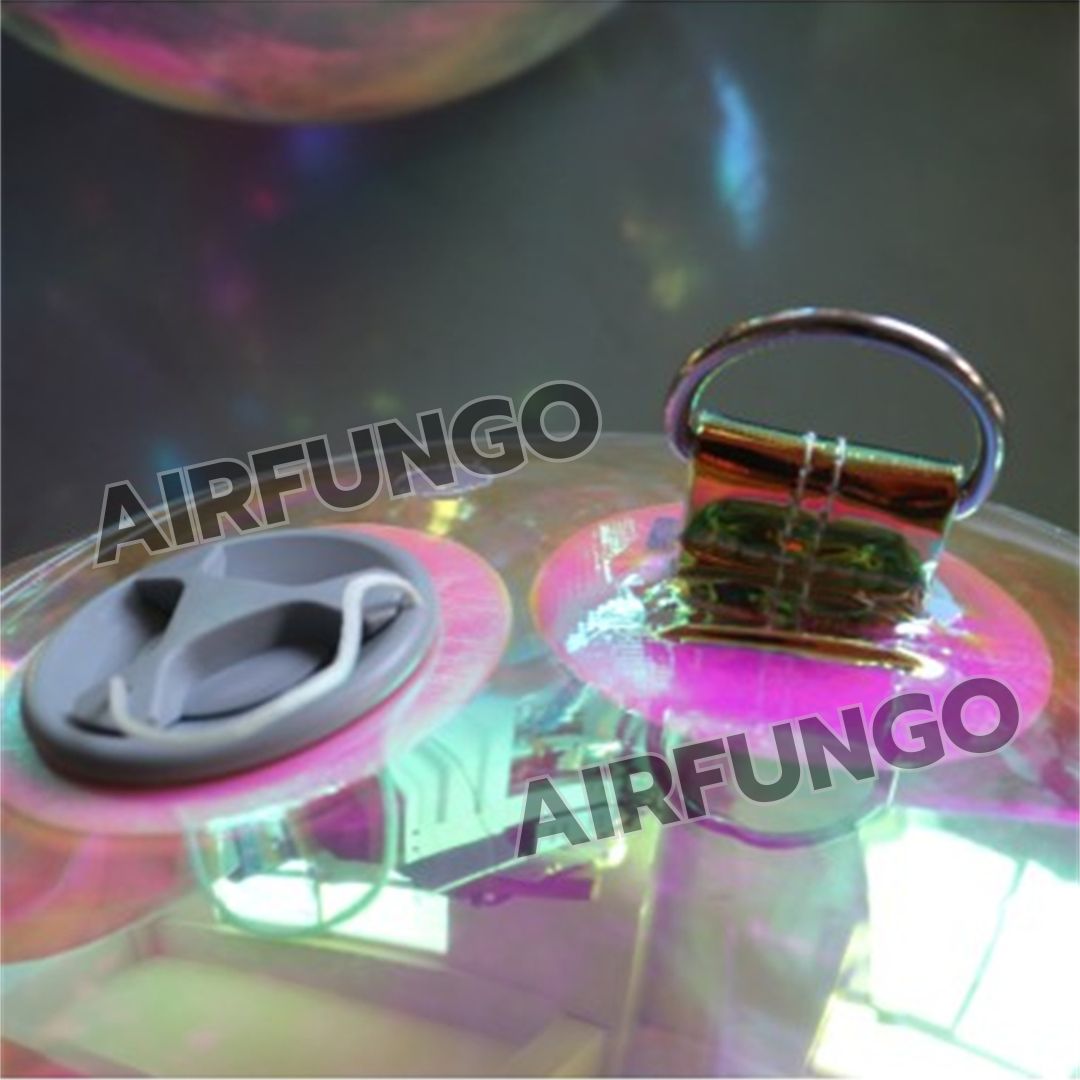 26pcs/kit With Air Pump Inflatable Mirror Balls Inflatable Mirror Spheres for Party/Show/Commercial/Advertising/Shopping Mall Decoration(Orange Color)