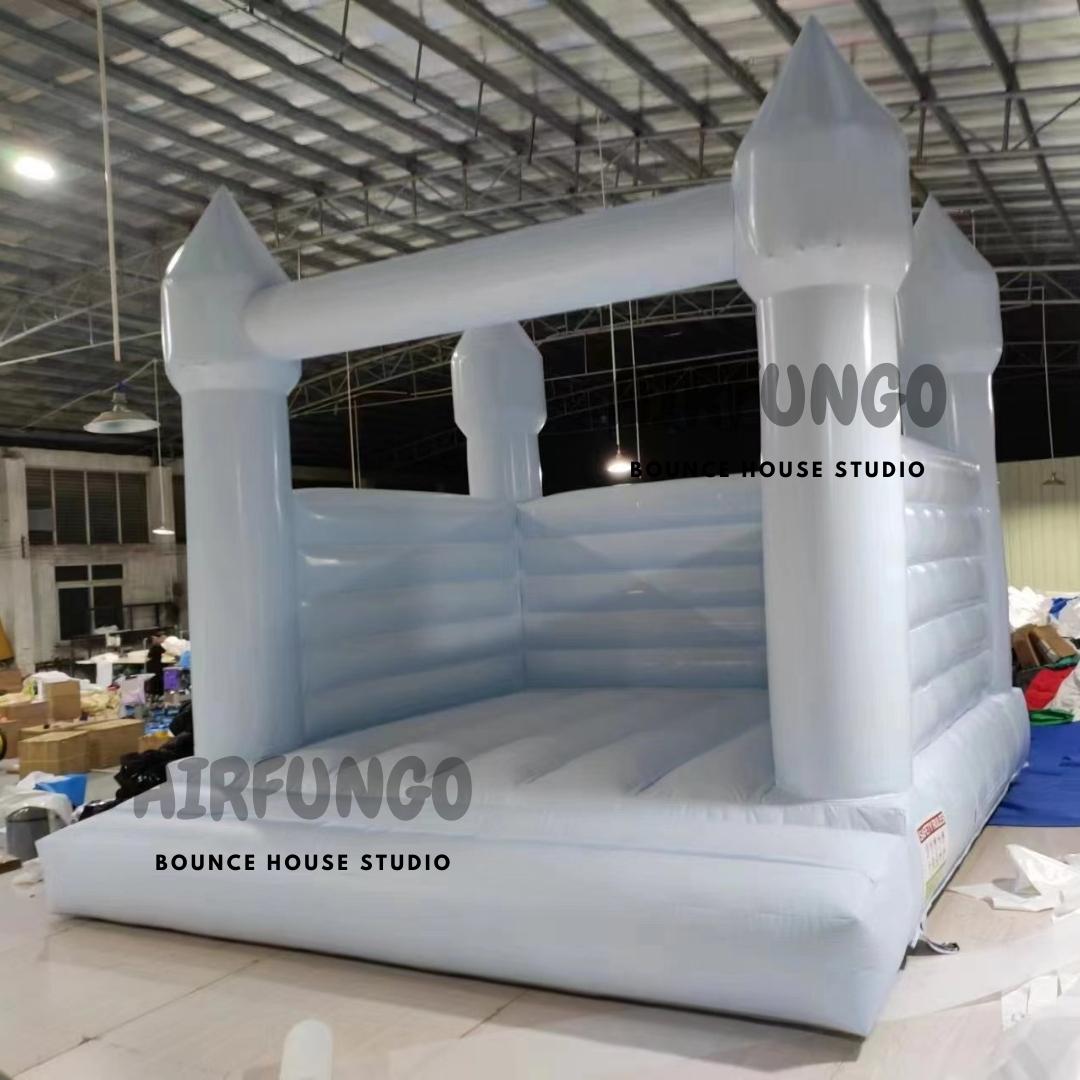 Bouncy Castle White Inflatable Jumper House With Blower