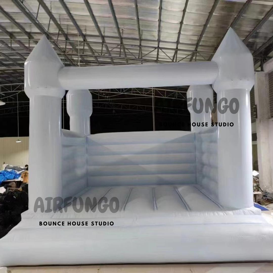 Bouncy Castle White Inflatable Jumper House With Blower