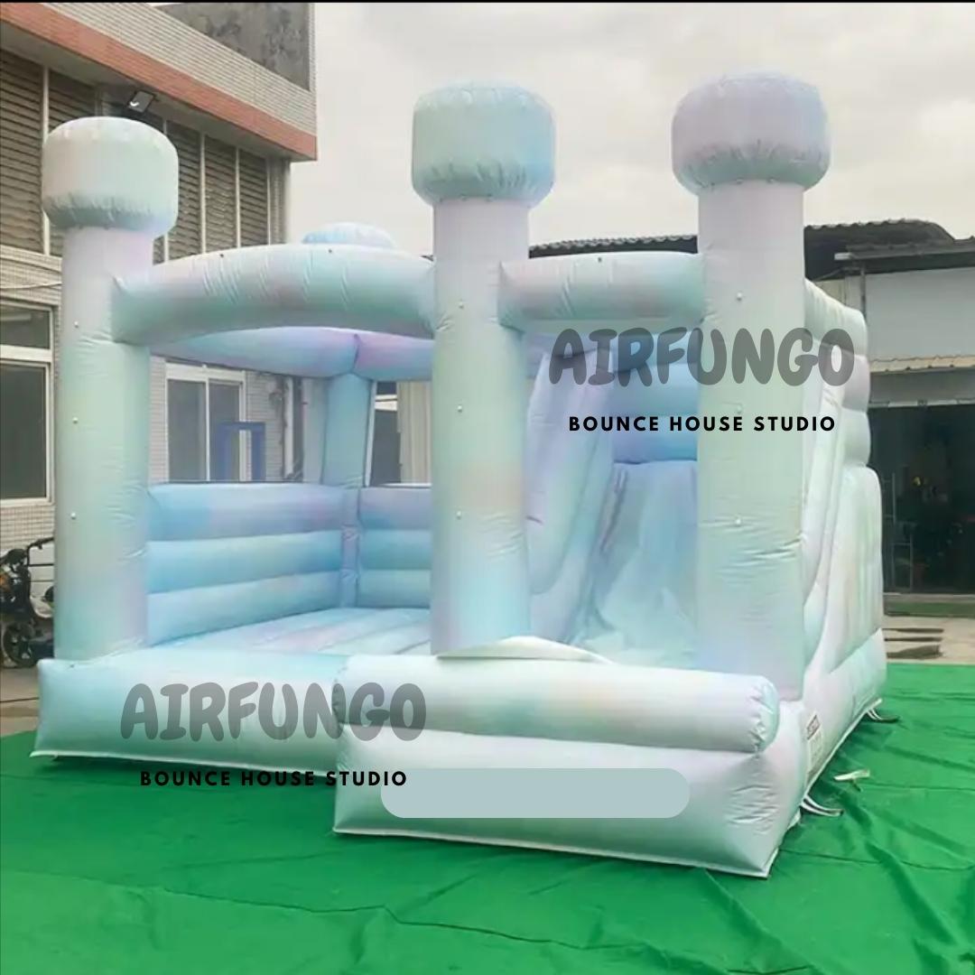 Bounce House With Slide Kids Inflatable Bouncy Castle