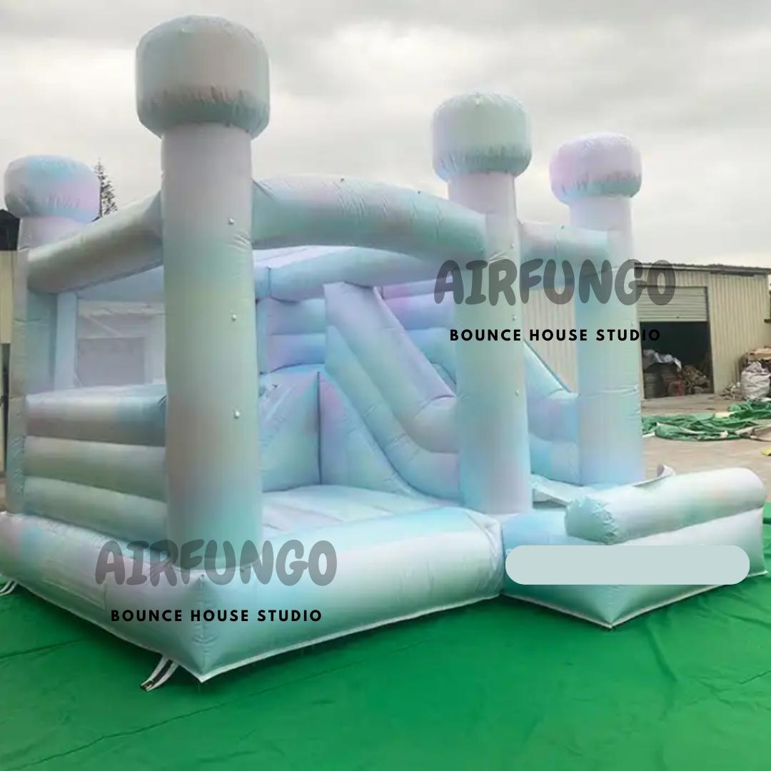 Bounce House With Slide Kids Inflatable Bouncy Castle
