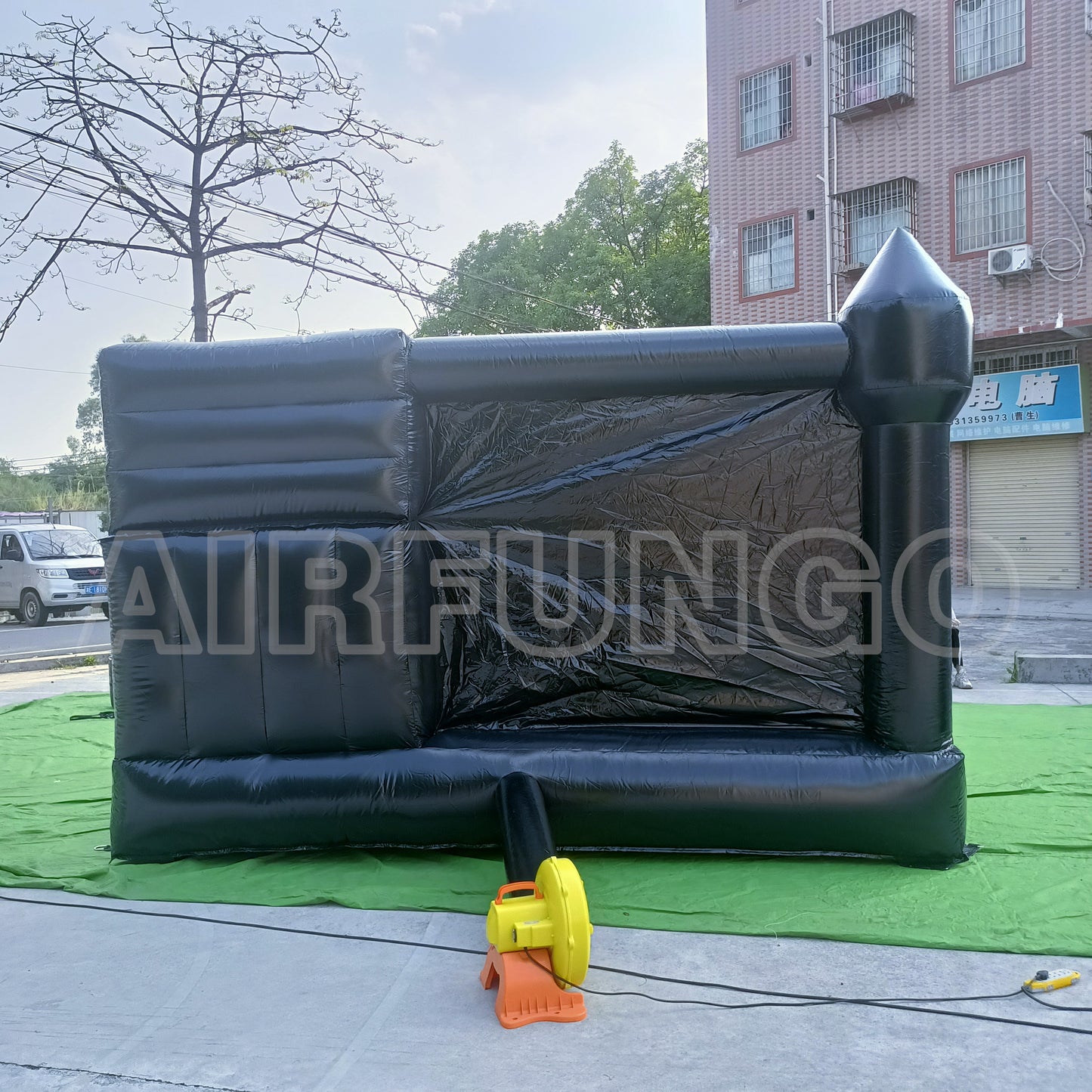 Halloween White Bounce House Modern Black Bounce House Combo