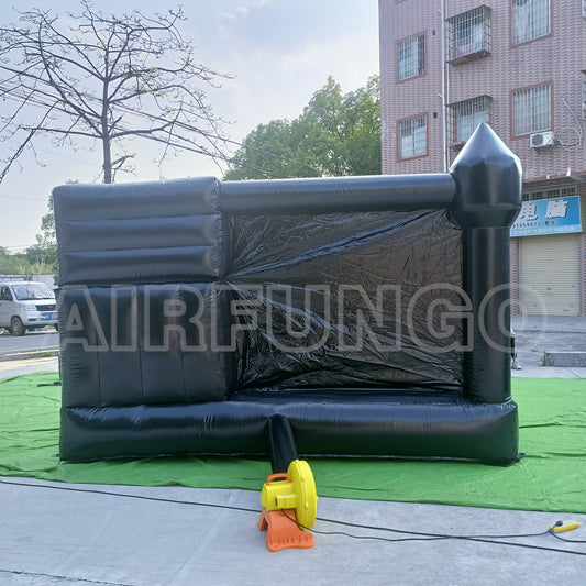 Halloween White Bounce House Modern Black Bounce House Combo
