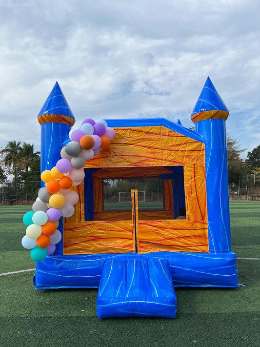 10x11ft Inflatable Bouncy Castle Marble Color Jumper