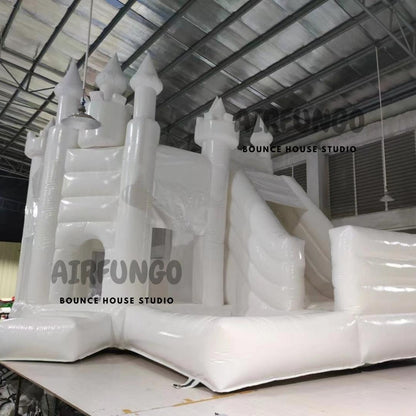 White Castle Bounce House Combo Inflatable Jumping House For Sale