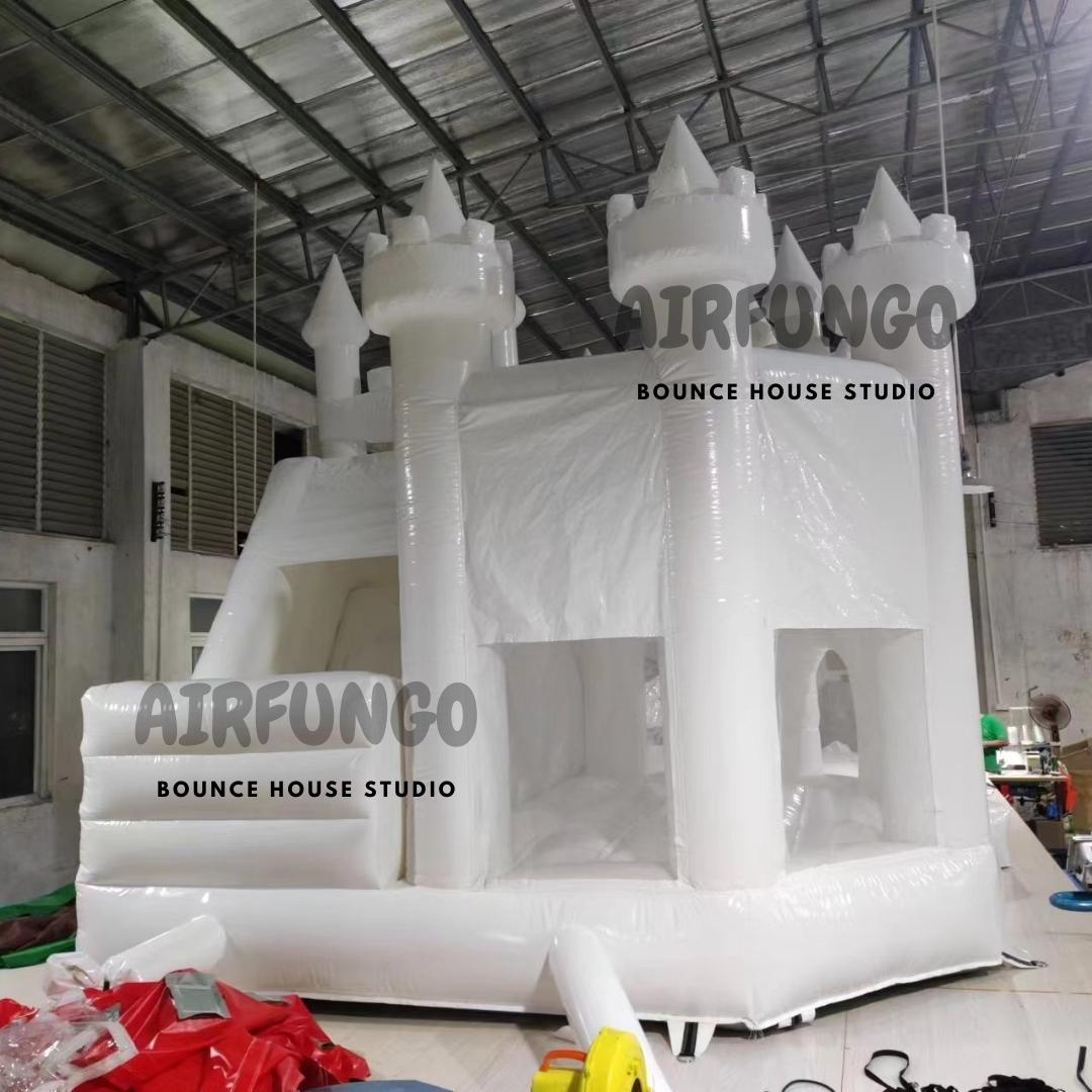 White Castle Bounce House Combo Inflatable Jumping House For Sale
