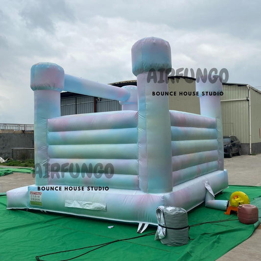 Kids Jumper Bouncing Castle Inflatable Tie-dye Bounce House