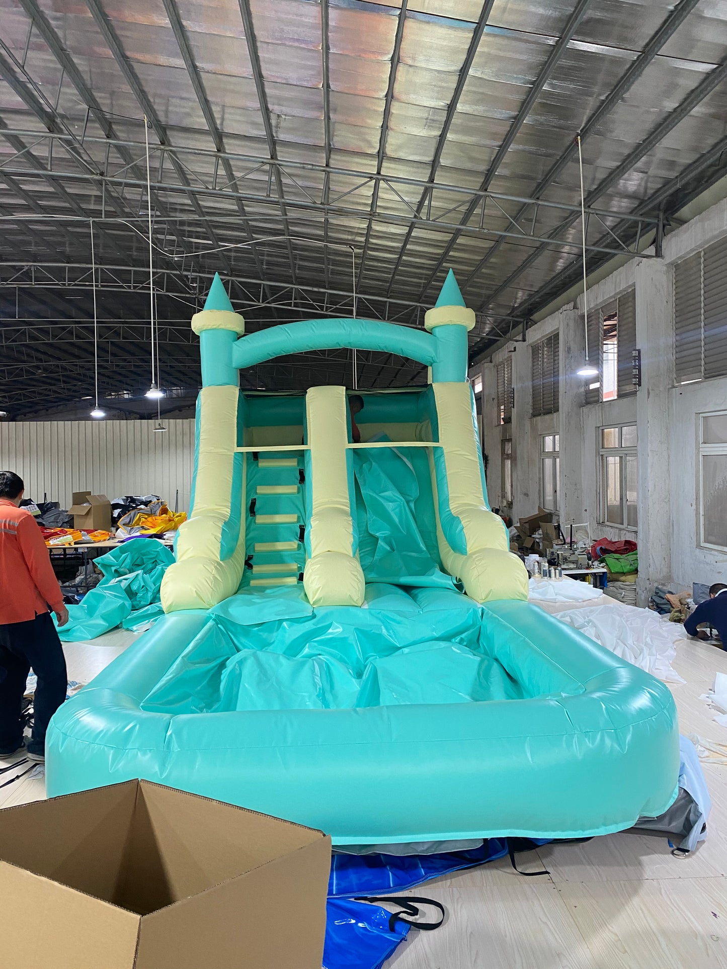 20x13ft Modern Inflatable water slide bounce house for party/birthday