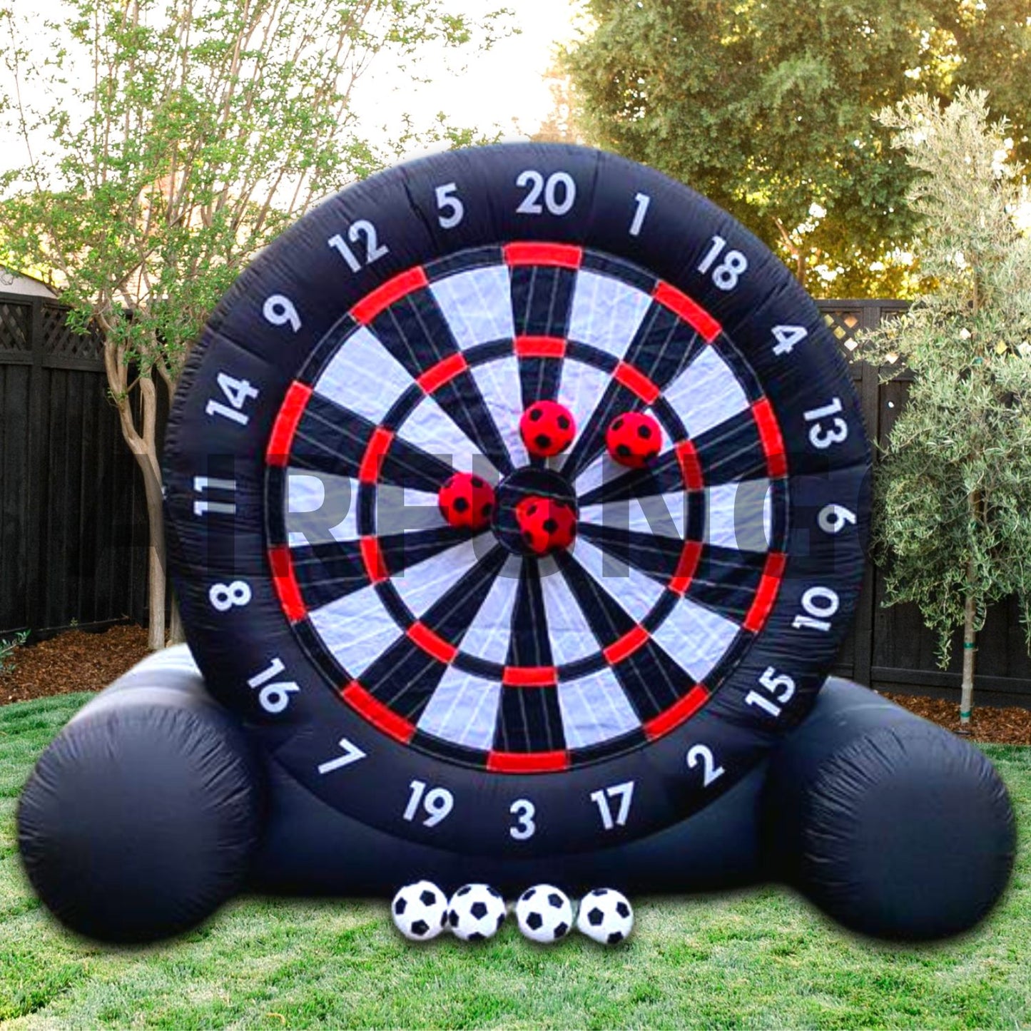 Giant Outdoor Inflatable Soccer Darts Board