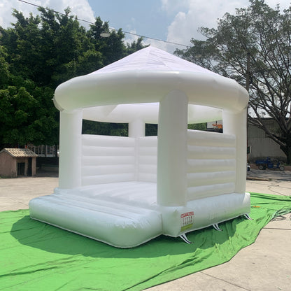 13ft BOHO White Bounce House