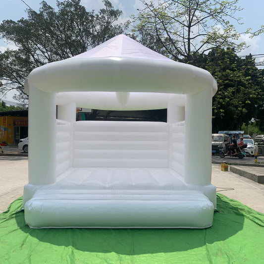 13ft BOHO White Bounce House