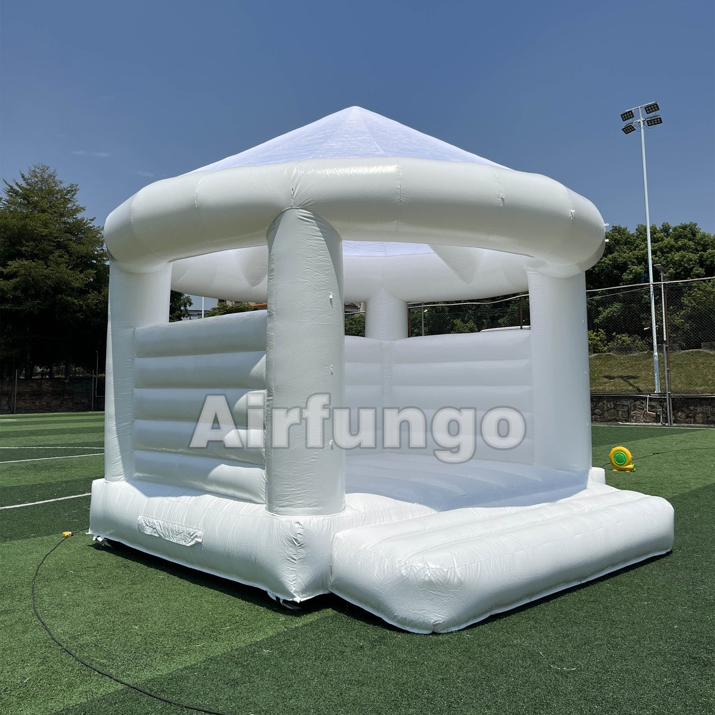 13ft BOHO White Bounce House