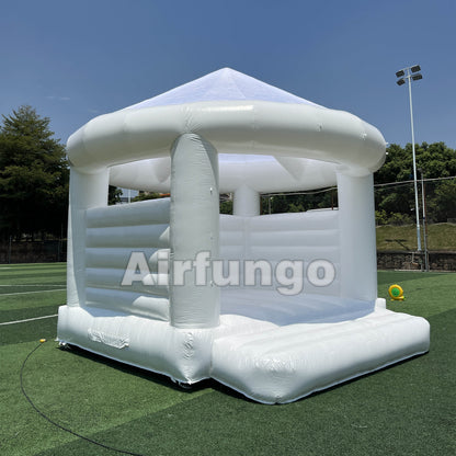 13ft BOHO White Bounce House
