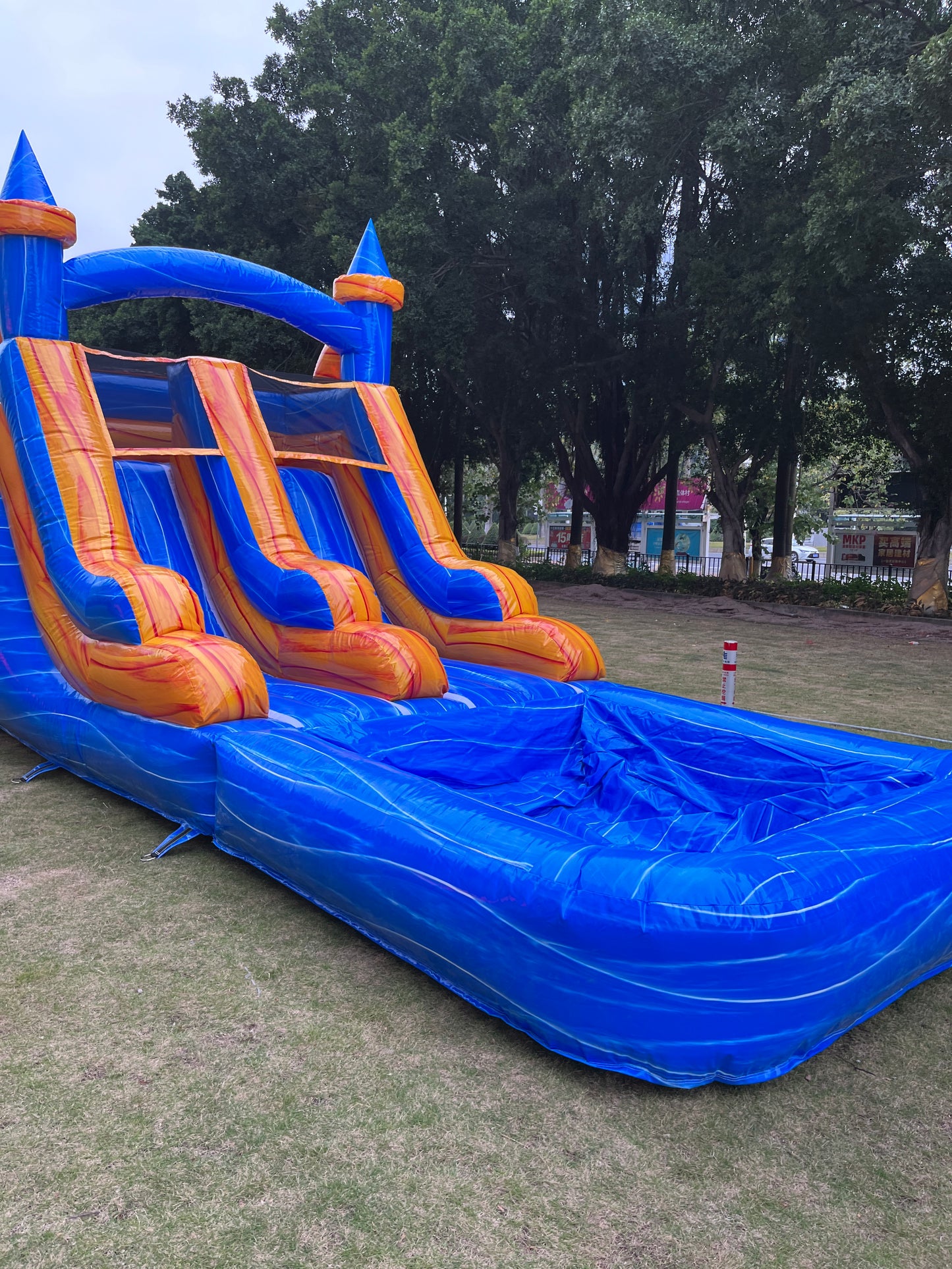 20x13ft Commercial Grade Inflatable Water Slide with Splash Pool